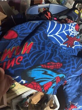 Spider-Man Blue Fleece Blanket